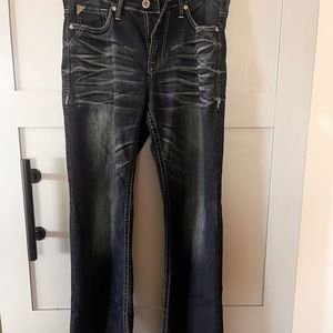 Men’s Salvage Buckle Jeans